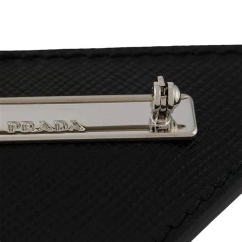 broche prada original|authentic prada branding.